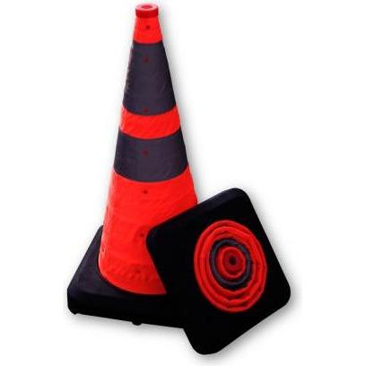 Rs Pro, Verkehrstechnik, Orange Gewebe Verkehrs-Leitkegel, H 50 cm mit Gewichtung, Verkehr