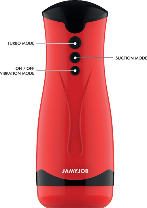 Actual product image Jamyjob Dameron Suction And Vibration Masturbator