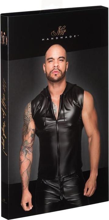 Actual product image Noir Handmade hooded shirt (XXL)