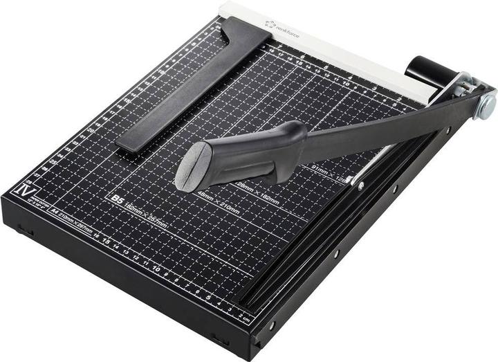 Image du produit Renkforce RF-CUT-100 Cisaille à levier A4 Capacité de coupe A4 80 g/m² : 12 feuilles (12 feuilles, A4)