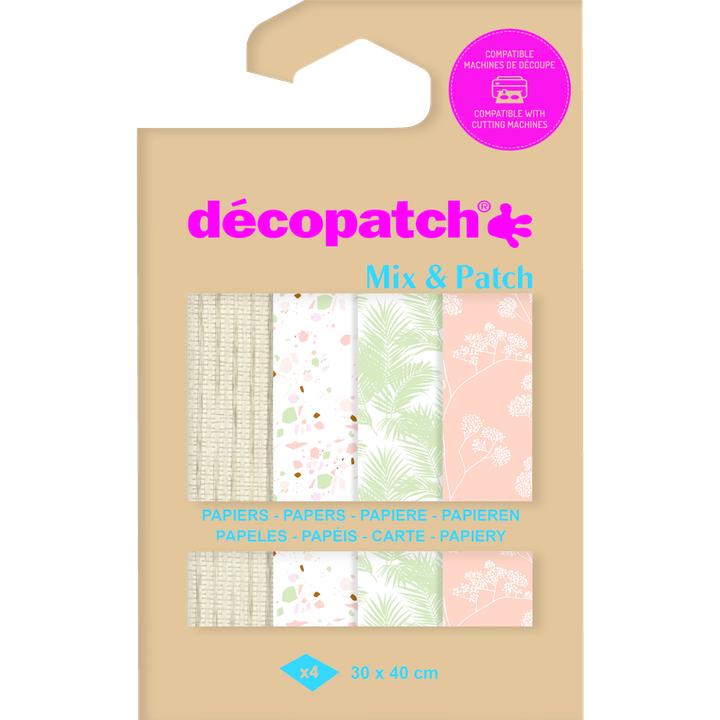 Produktbild Décopatch Bastelpapier DP033C 30 x 40 cm, 4 Blatt (35 g/m², 4 x)