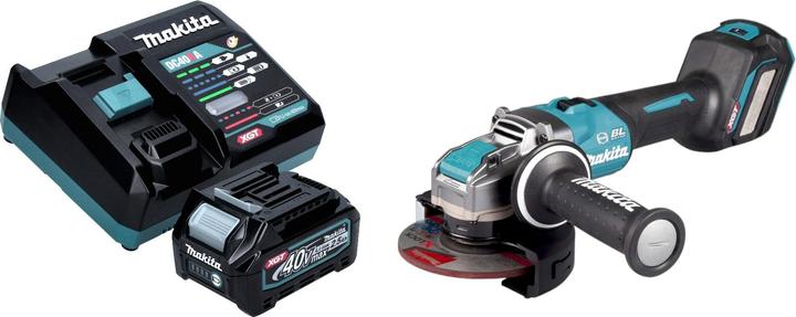 Immagine prodotto Makita GA 041 GD101 Akku Winkelschleifer 40 V max. 125 mm X-LOCK Brushless + 1x Akku 2,5 Ah + (125 mm)