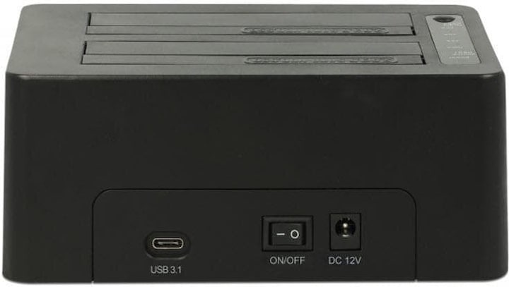 Actual product image Delock Docking and cloning station Dual Sata HDD / SSD