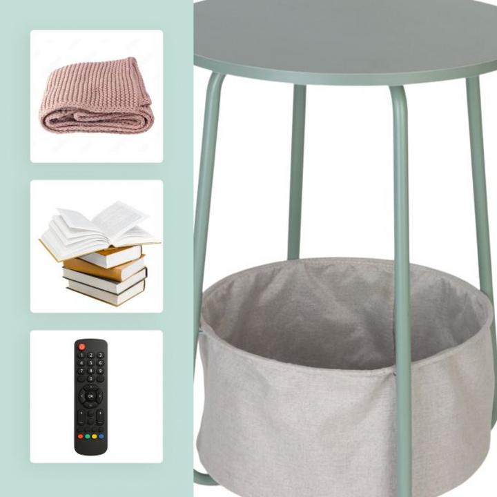 Image du produit Relaxdays Table d'appoint (40 x 40 x 50 cm)