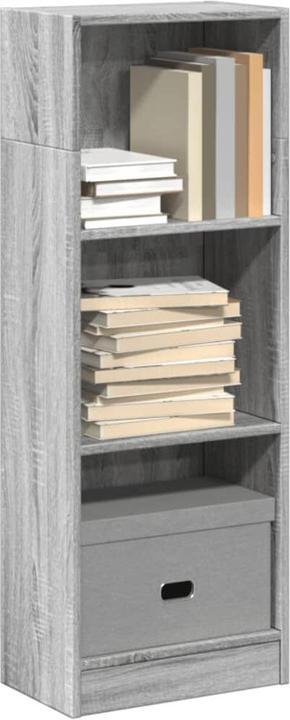 Image du produit vidaXL Bücherregal Bücherschrank Standregal Büroregal Grau Sonoma Holzwerkstoff (40 x 24 x 109 cm)