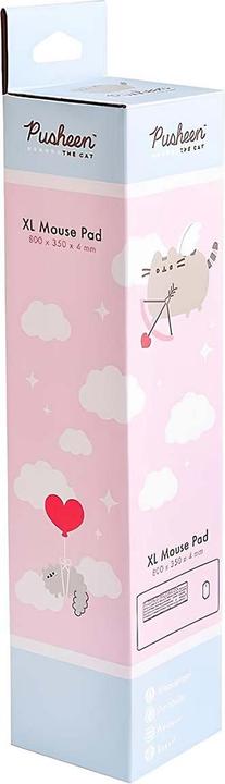 Actual product image Pusheen Gaming Mousepad XXL Cat Gaming Mousepad XXL non-slip and water-repellent Mousepad Large (XXL)