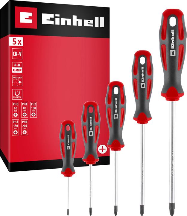 Einhell Accessories Schraubendr. Satz PH 5-tg