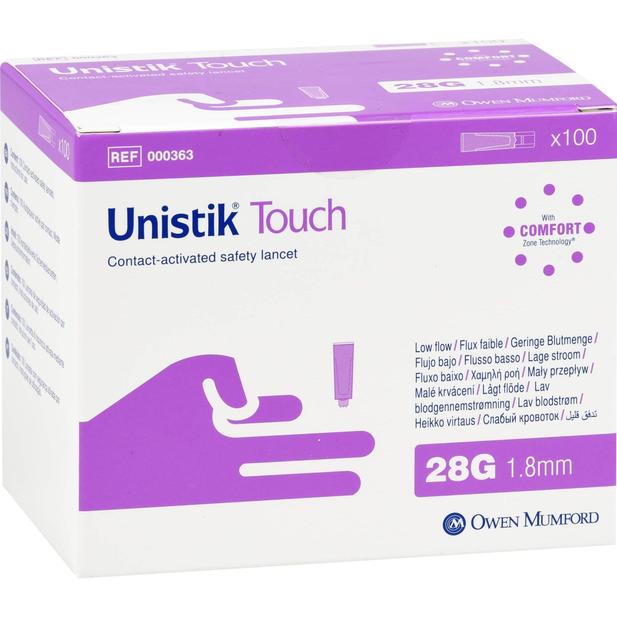 Thumbnail - Owen Mumford, Bluttest, Touch Sicherheitslanzette violett steril (Lanzette)