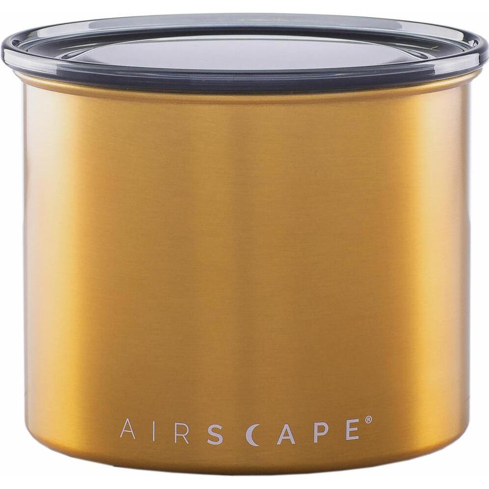Airscape Contenitore per aromi in acciaio inox, piccolo, rame spazzolato, Contenitore per alimenti, Rame