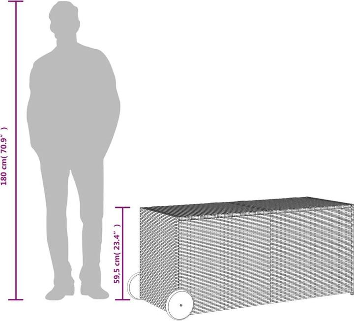 Produktbild vidaXL Gartentruhe