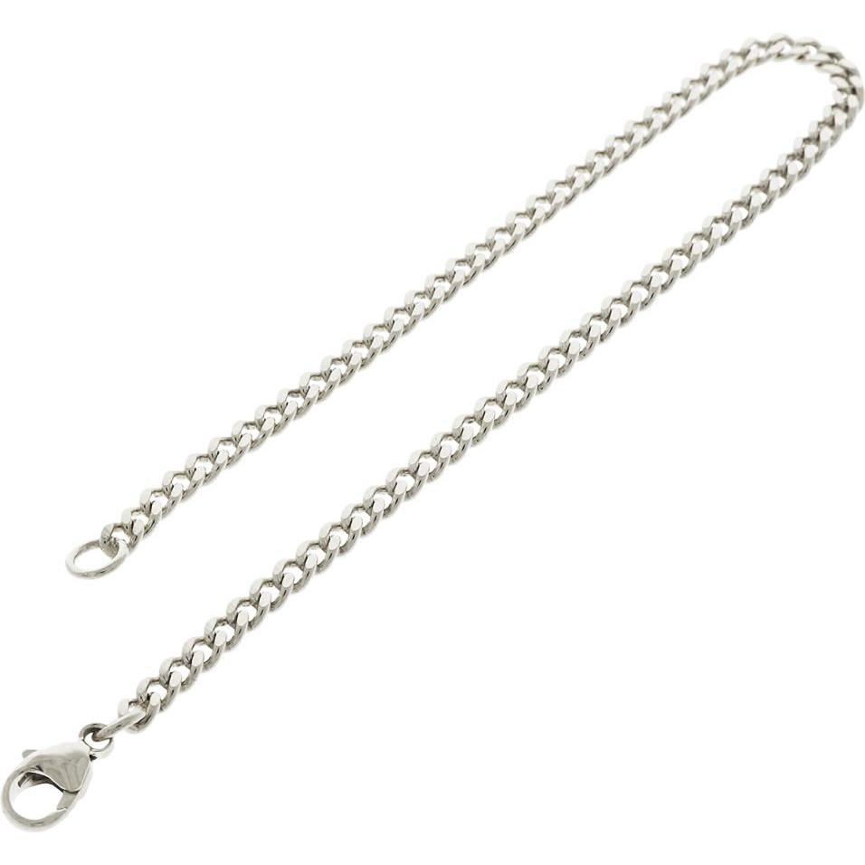 Luxxos, Armschmuck, Panzerarmband 3,50 mm aus 925 Sterling Silber, (21 cm, 925 Sterling Silber)