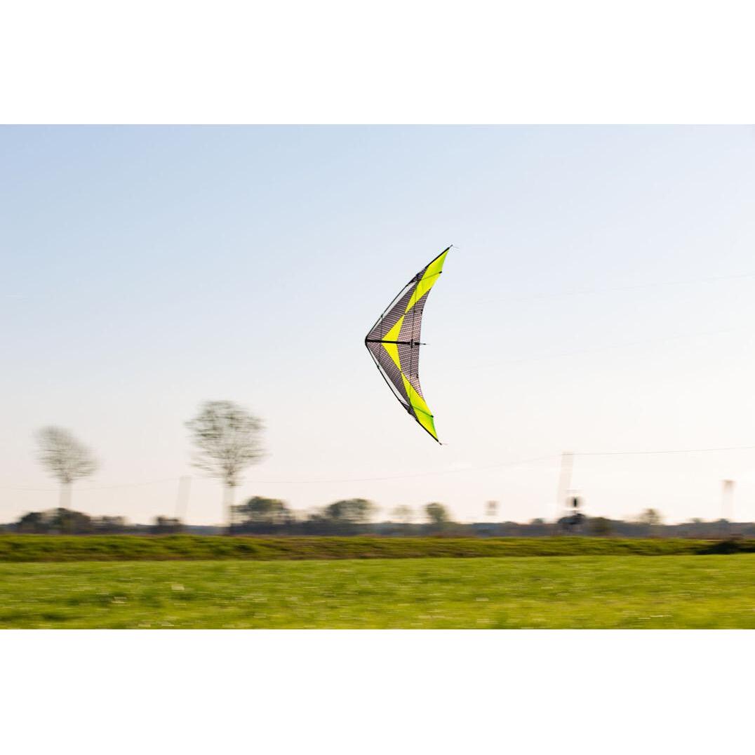 Thumbnail - Invento Stuntvlieger Arrow Xl 270 Cm Ripstop/carbon Geel/zwart