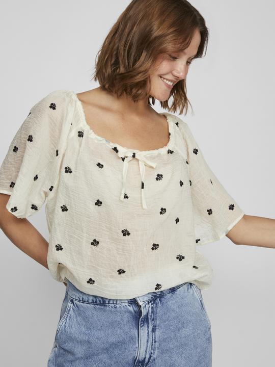 Image du produit Vila Haut fleuri à manches courtes (34)