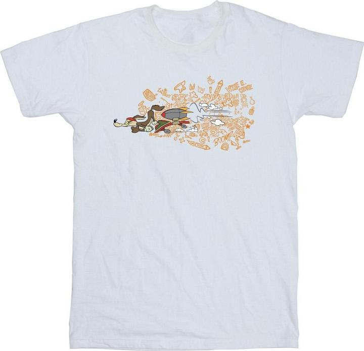 Immagine prodotto Looney Tunes ACME Doodles Wile E Coyote Maglietta Uomo (XXL)