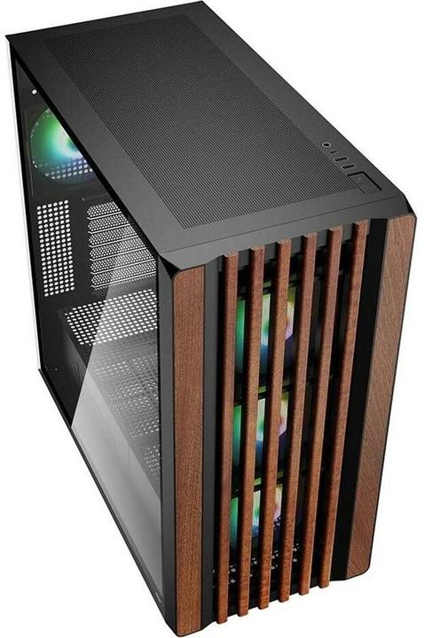 Actual product image Sharkoon Rebel C70G RGB ATX Black (ATX, mATX, Mini-ITX)