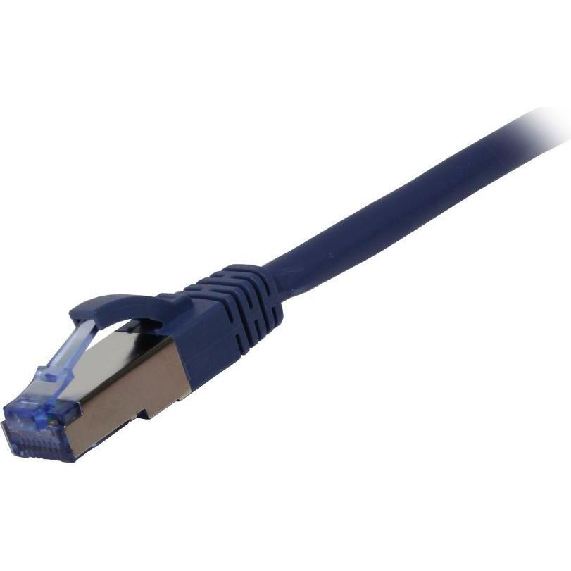 Synergy 21 Kabel Patch-RJ45 S-STP(S/FTP) 500Mhz 10.0m CAT6A *blau* AWG27 (S/FTP, CAT6a, 10 m), Netzwerkkabel