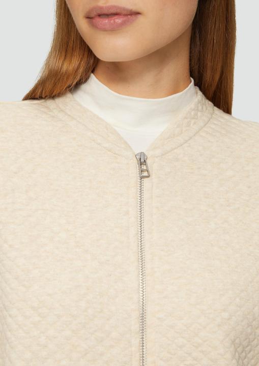 Image du produit s.Oliver Sweatshirt Jacke Jersey-Jacke mit Waffelstruktur (46)