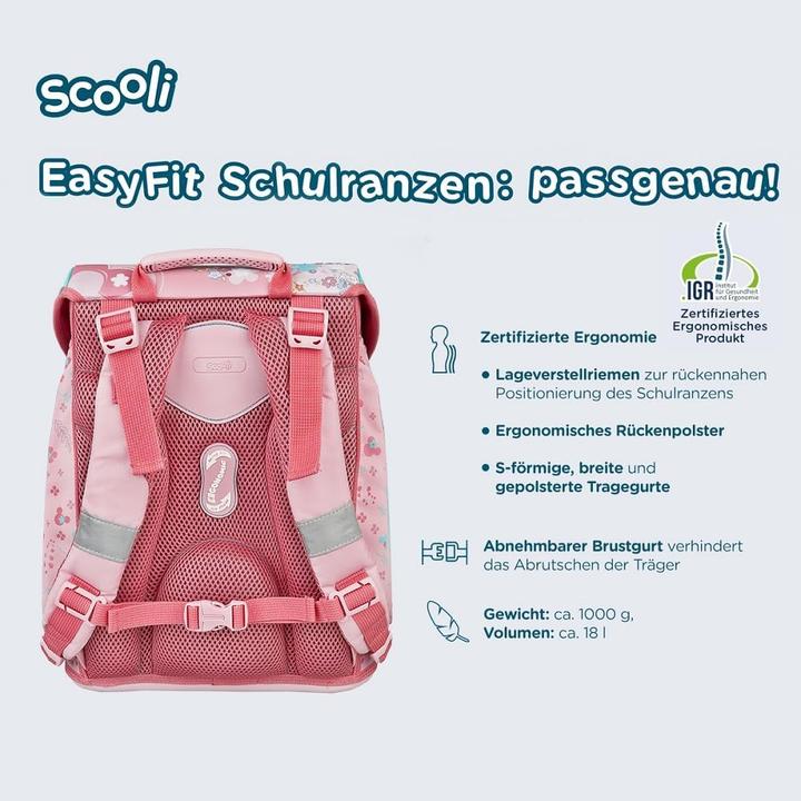 Image du produit Familando Scooli Easy FIT Schulranzen-Set (18 l)