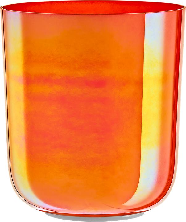 Actual product image Meinl Essence Crystal Singing Bowl 6.7" - C4 - Orange (Percussion)