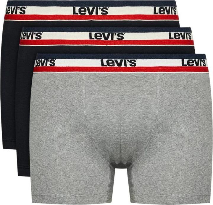 Actual product image Levis Boxershorts Casual Stretch MEN SPRTSWR LOGO BOXER BRIEF 3P (S, pack of 3)