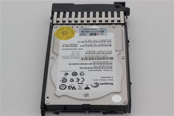 Immagine prodotto HPE Accessori per server HP Disco rigido (2.5" SFF) SATA 500GB (507750-B21) (0.50 TB, 2.5")