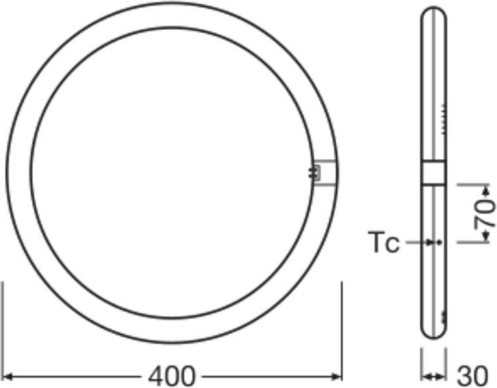 Actual product image Osram Led Tube T9 Em (G10q, 2900 lm, 1x)
