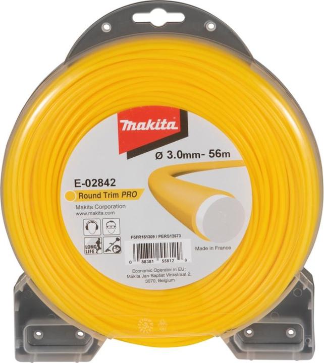 Image du produit Makita Fil de coupe rond 3,0mmx56m (Herbicide, Fil de coupe + bobine de fil)