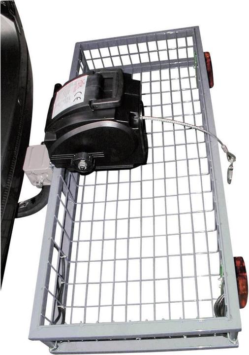 Actual product image Berger & Schröter Mounting plate for winch (Grey)