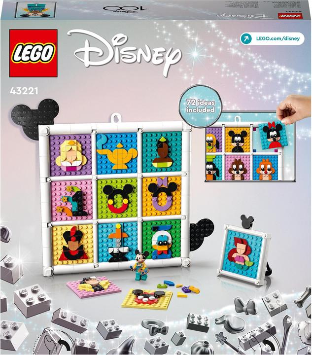Image du produit LEGO 100 ans d'icônes de dessins animés Disney (43221, LEGO Disney)
