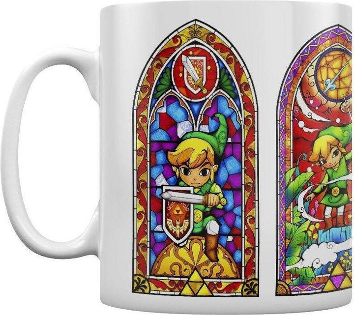 Actual product image Pyramid Legend of Zelda Mug Stained Glass (315 ml, 1 x)