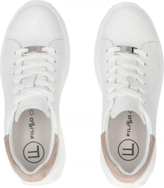 Image du produit Filippo Women's leather platform shoes white DP6739 (40)