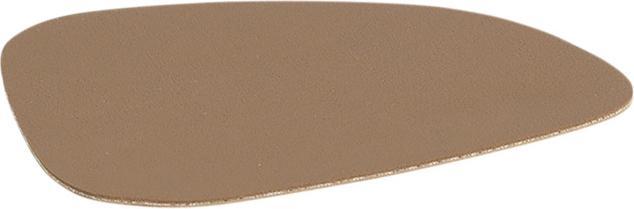 Actual product image Zeller Present Glasuntersetzer-Set Kunstleder 2-farbig 4-teilig 10x12 cm (4x, Glass coaster)