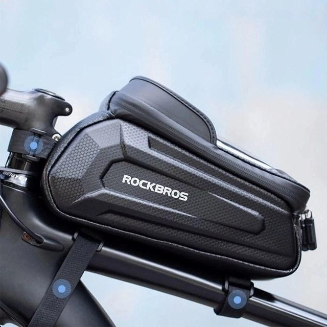 Produktbild Rockbros B68-1 armored bicycle bag for phone 1.5l - black (1.70 l, Rahmentasche)