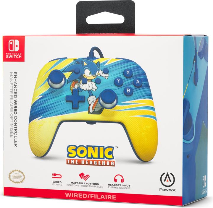 Productafbeelding NoName Bedrade controller Nintendo Switch - Sonic Boost (Switch OLED, Switch)