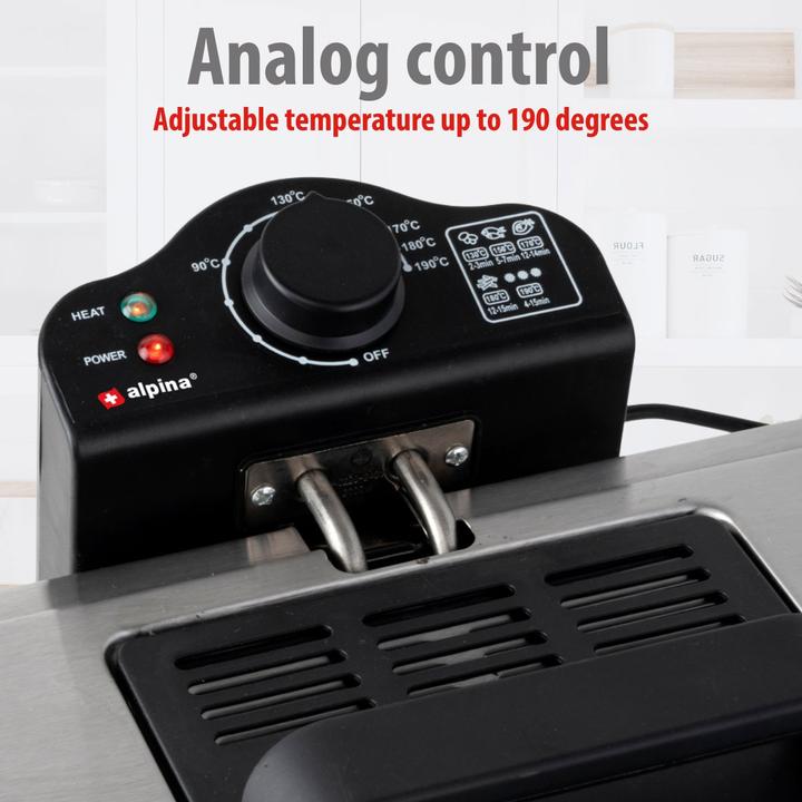 Actual product image alpina Deep fryer