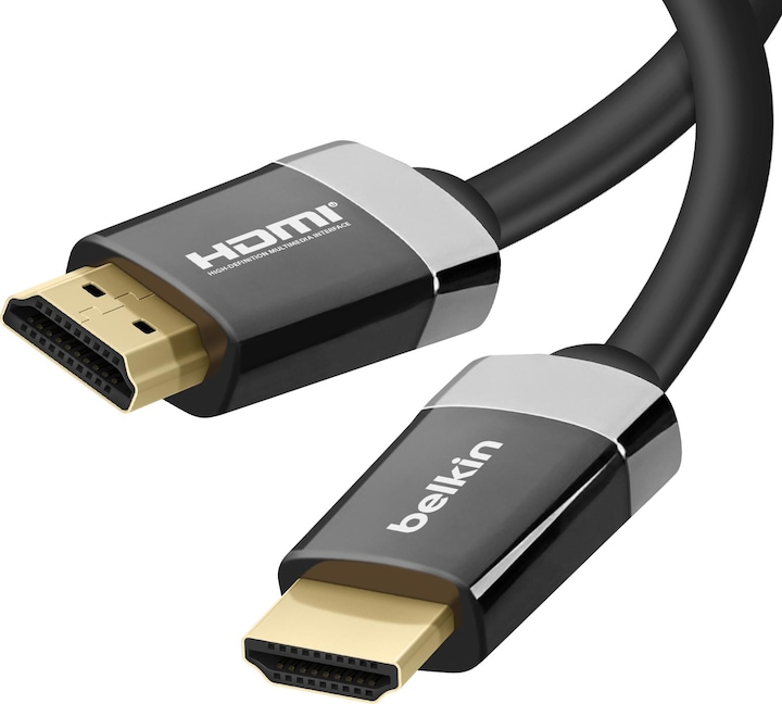 Actual product image Belkin High Speed HDMI 2m HDMI Cable HDMI Type A (Standard) Black (2 m, HDMI)