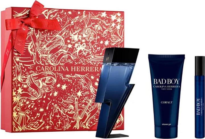 Produktbild Carolina Herrera Bad Boy Cobalt Eau De Parfum 100ml Eau De Parfum 10ml Shower Gel 100ml
