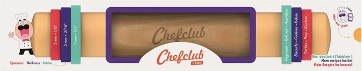 Image du produit Chefclub Rouleau à pâtisserie avec anneaux en silicone