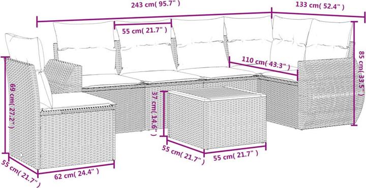 Produktbild vidaXL Leia