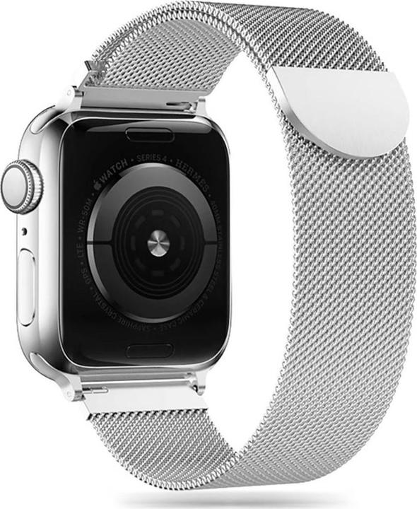 Tech-Protect MilaneseBand for Apple Watch 4 / 5 / 6 / 7 / 8 / 9 / SE (38/40/41 mm) - Silver (Stainless steel)