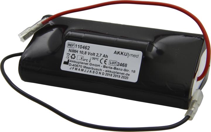 Actual product image XCell NiMH battery suitable for Quest AC tester - type 704080 - 10.8 Volt 2.7 Ah (1 pcs., 2700 mAh, Battery + charger)