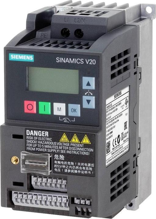 Produktbild Siemens SINAMICS V20 1AC200-240V-10/+10% 0.55kW