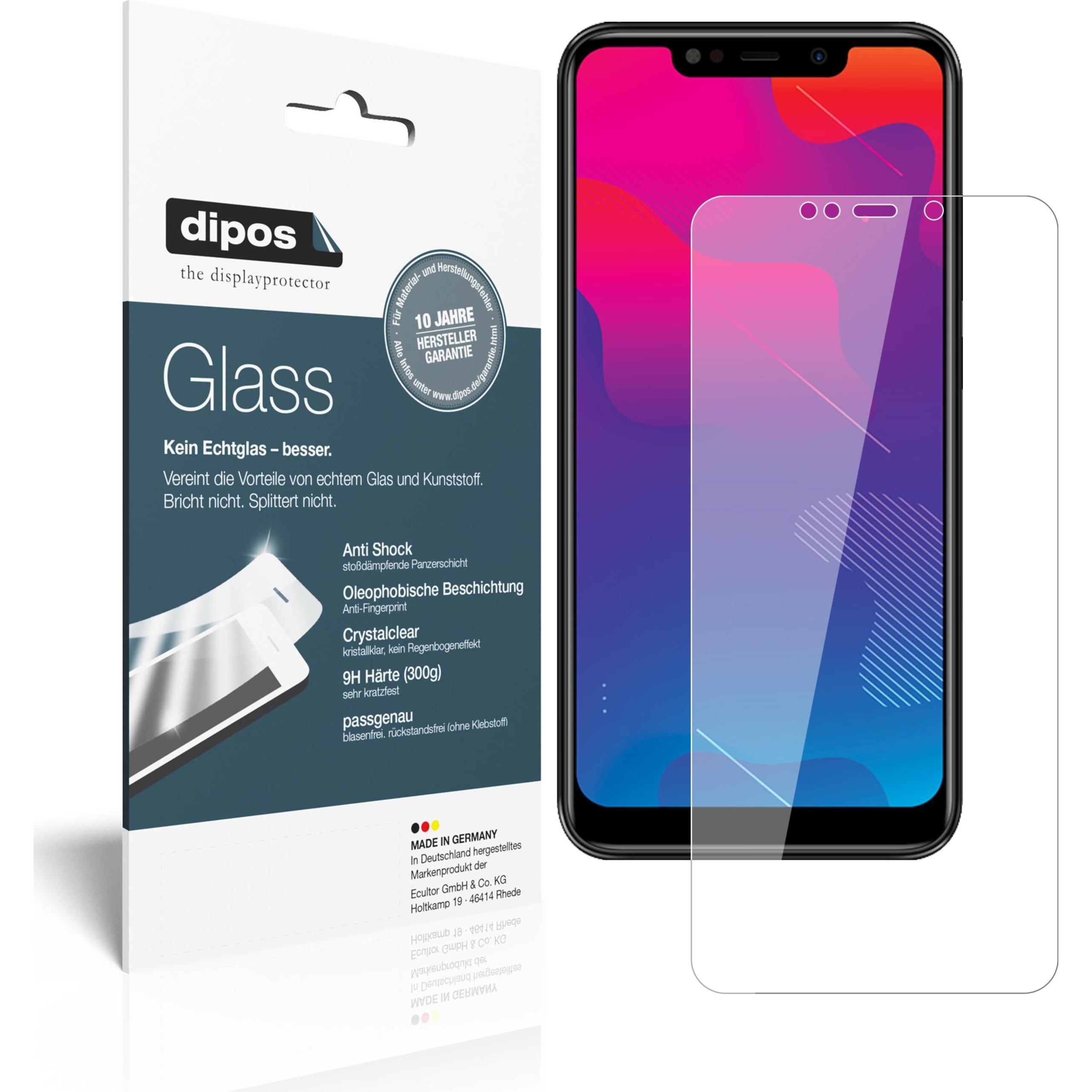 Dipos Displayschutz Anti-Shock (1 Stück, Panasonic Eluga Z1 Pro), Smartphone Schutzfolie, Transparent