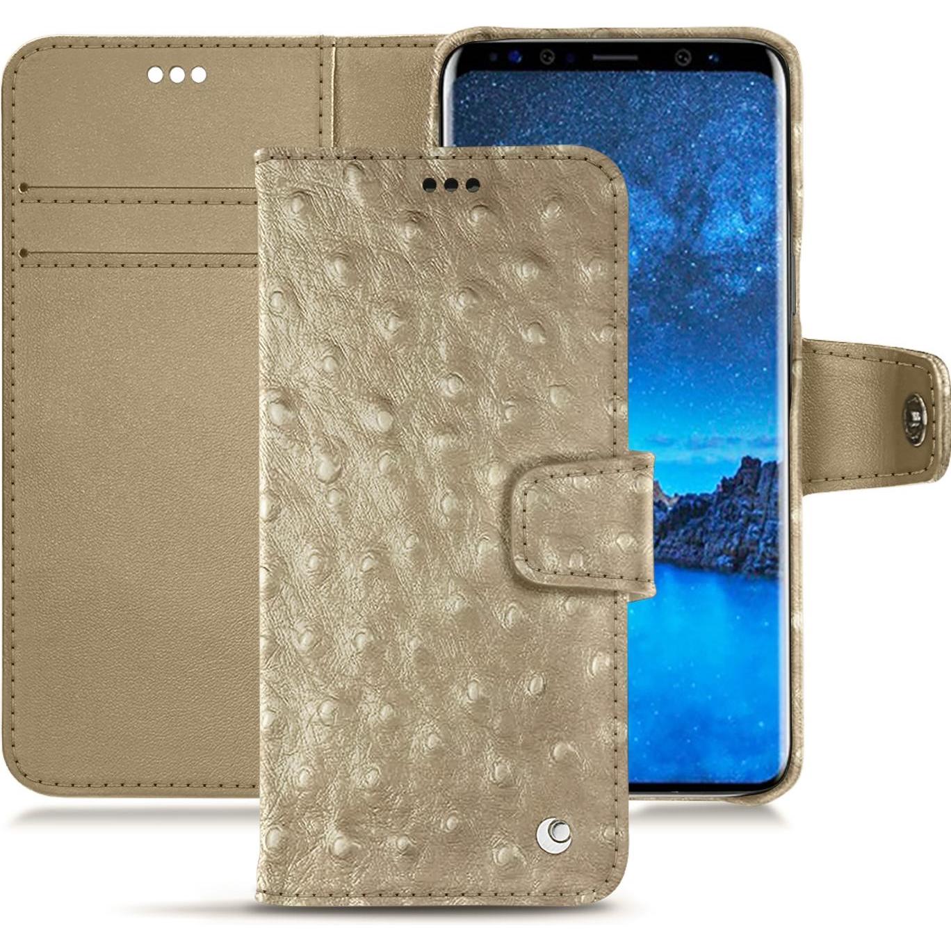 Thumbnail - Noreve Lederschutzhülle vertikal (Apple iPhone 7 Plus), Smartphone Hülle, Grün