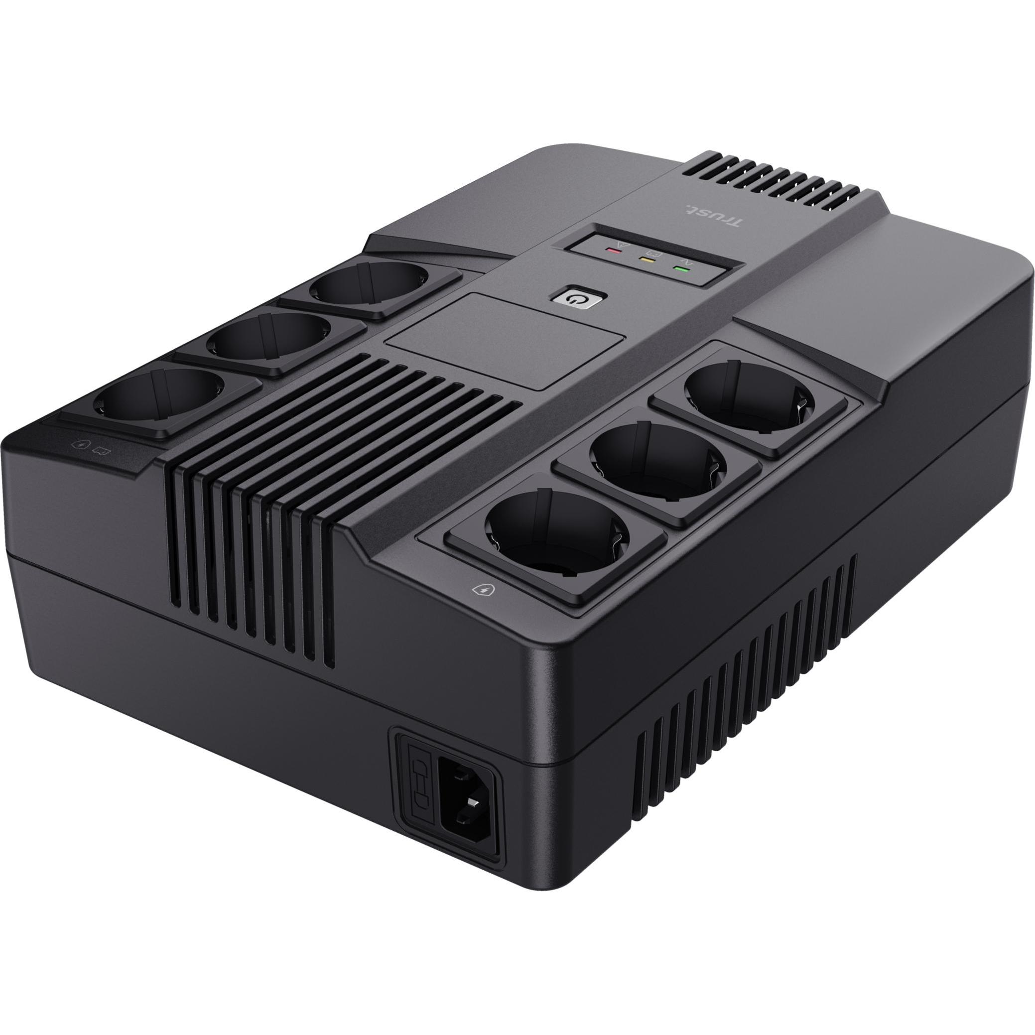 Trust Usv Maxxon Powerip Ups 800va (800 VA, 800 W), USV