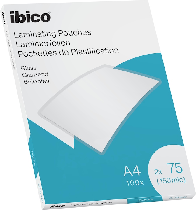 Actual product image Ibico Laminating foil (A4, 100 Piece, 75 µm)