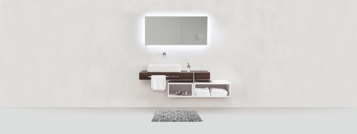 Produktbild Wenko Badteppich Urdu grau (65 x 55 cm)
