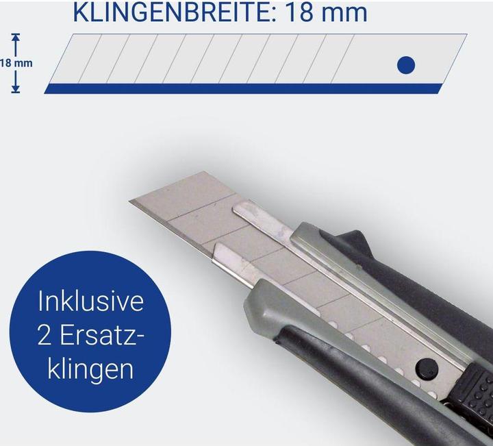 Produktbild Maul Cutter mit gummierter Griffzone 18mm (Cutter)
