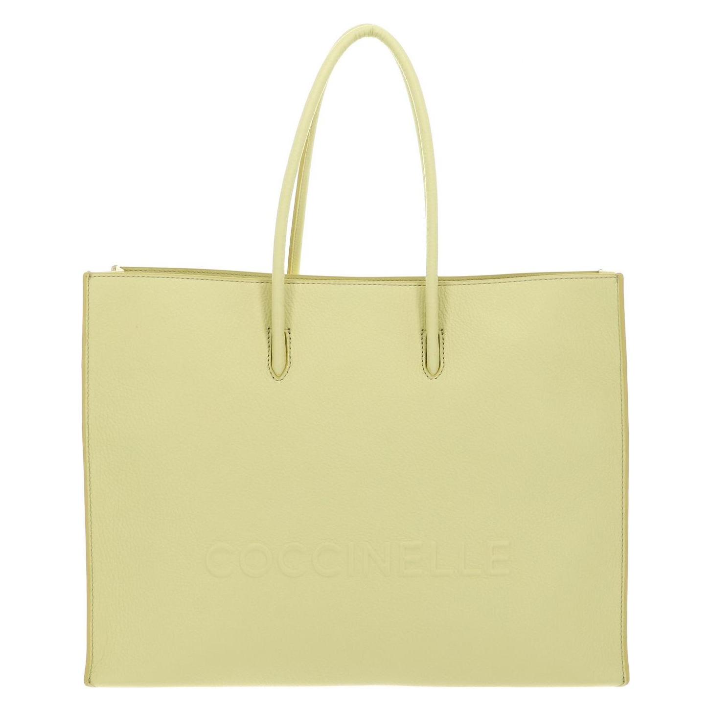 Coccinelle, Damen, Handtasche, Myrtha Maxi Log Handbag Grained Leather