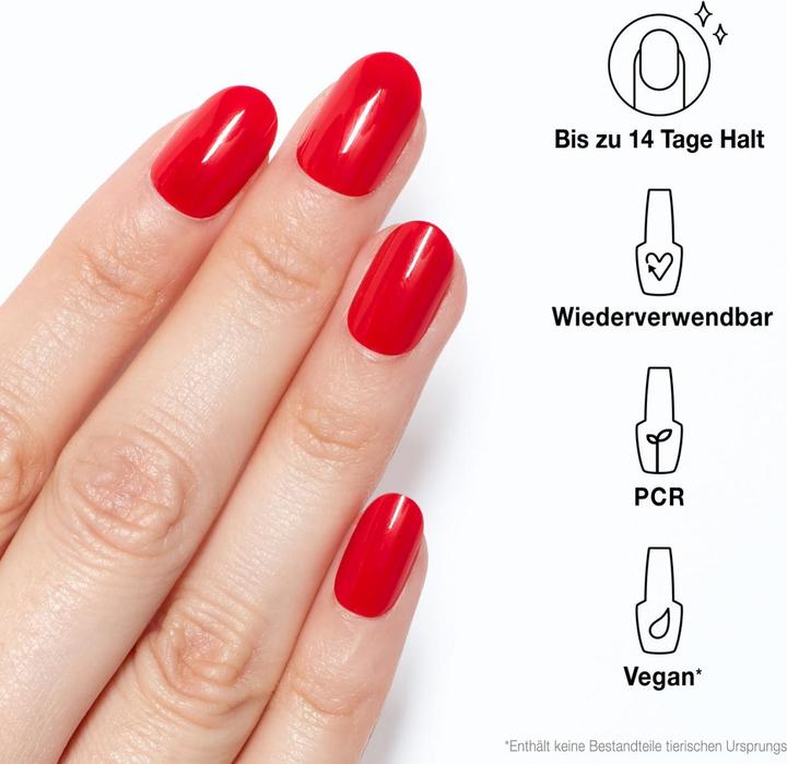 Actual product image OPI xPRESS/ON Press On Nails & Cuticle Oil 30 Pcs Reusable False Nails with up to 14 Days of Wear De (1 ml)